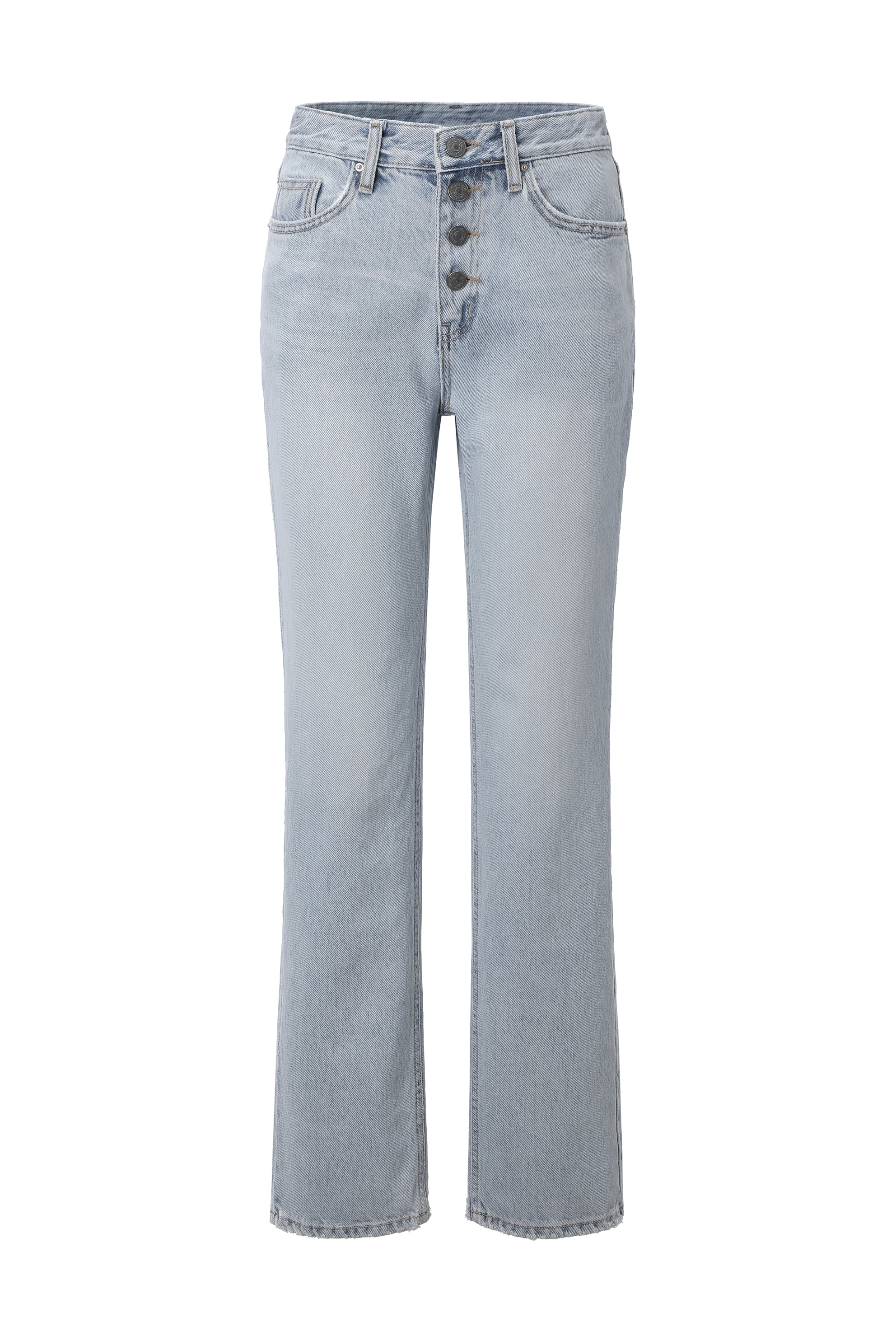 5529 Button straight jeans