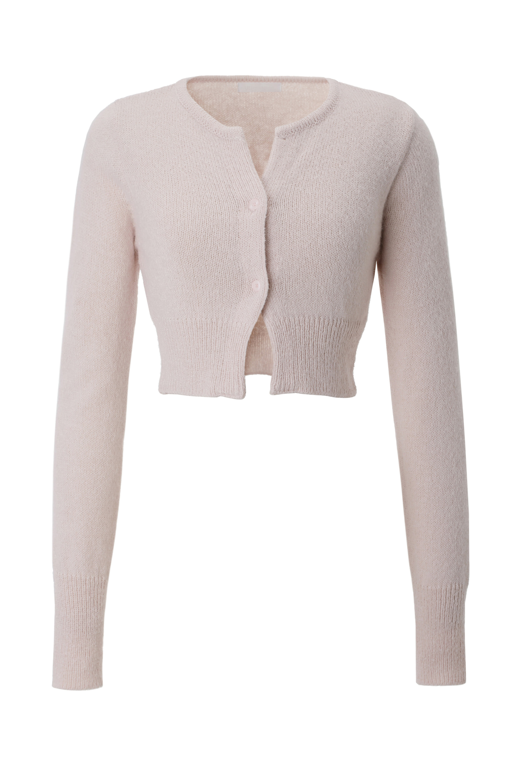 Mohair cropped cardigan