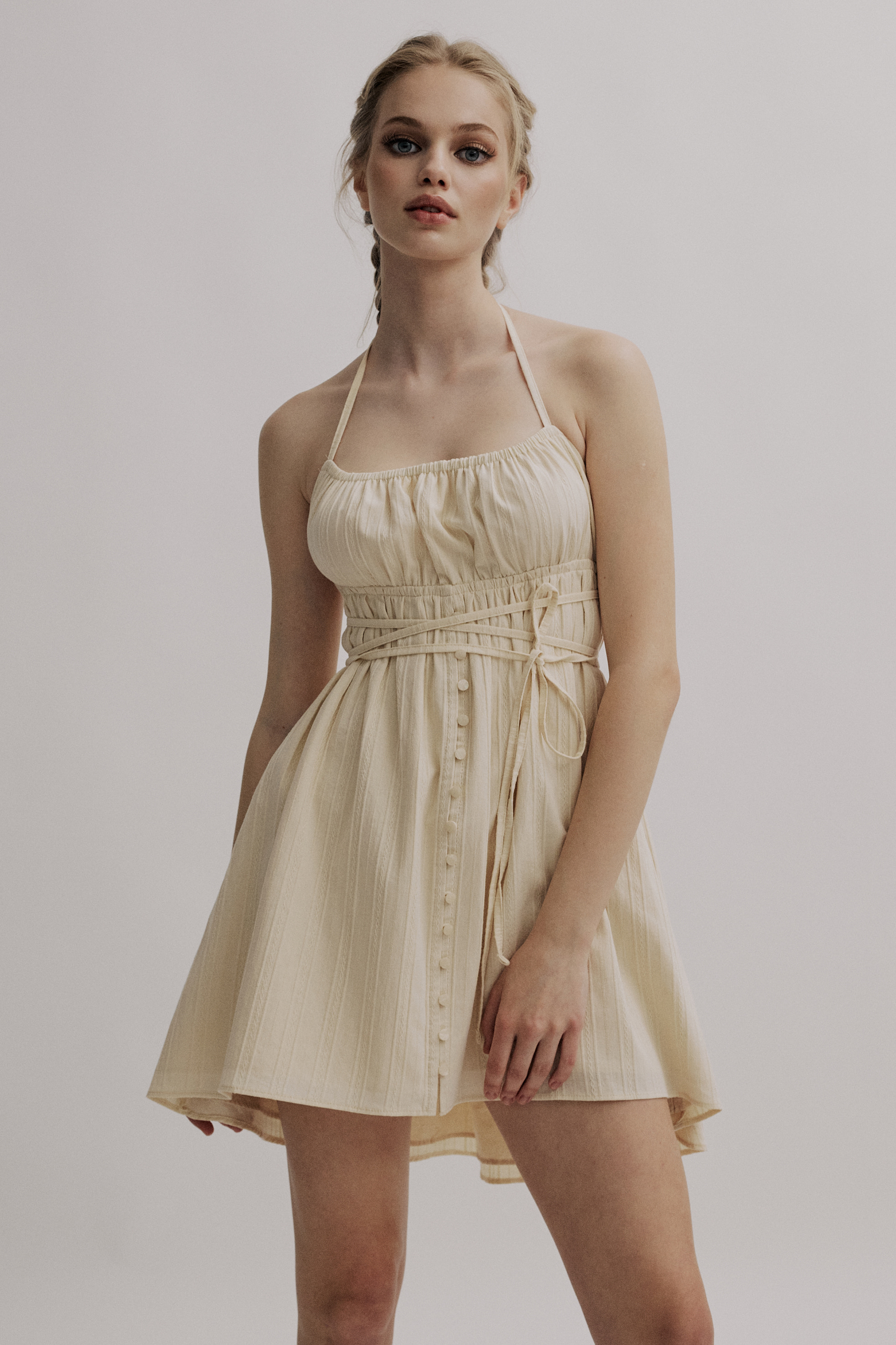 Vanilla halter dress