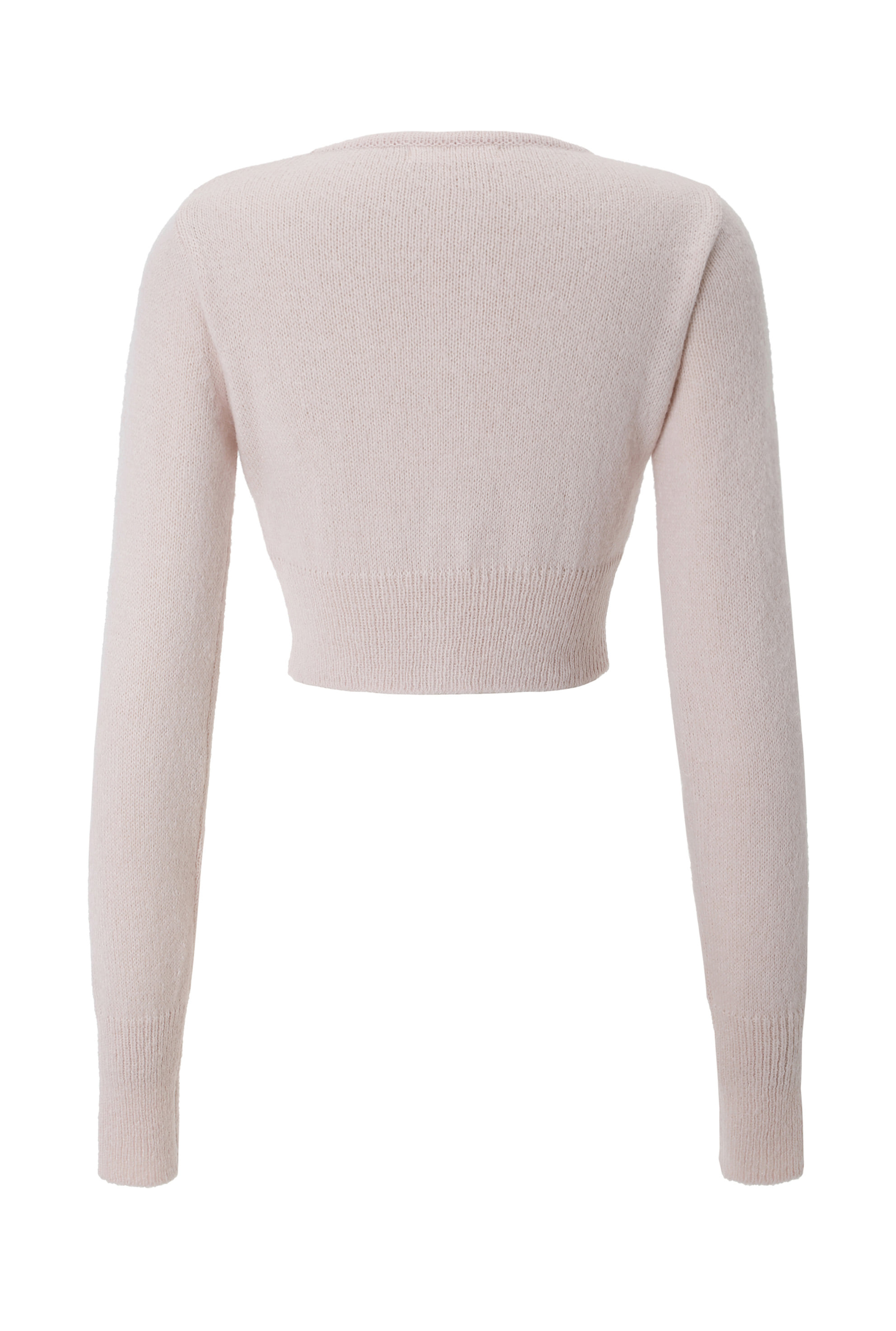 Mohair cropped cardigan